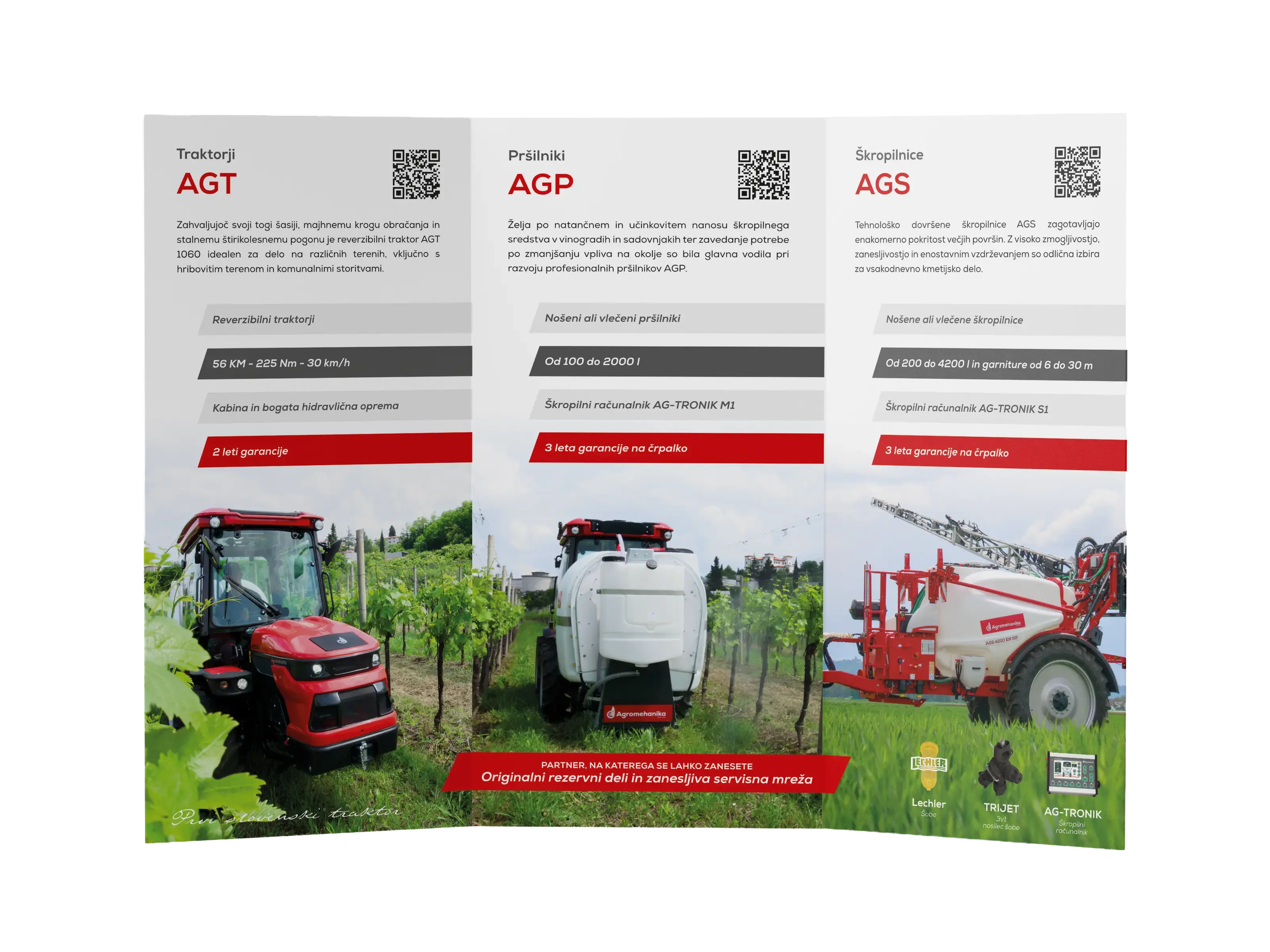 Agromehanika — zgibanka prodajnih programov